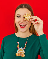 Sweet gingerbread House Necklace