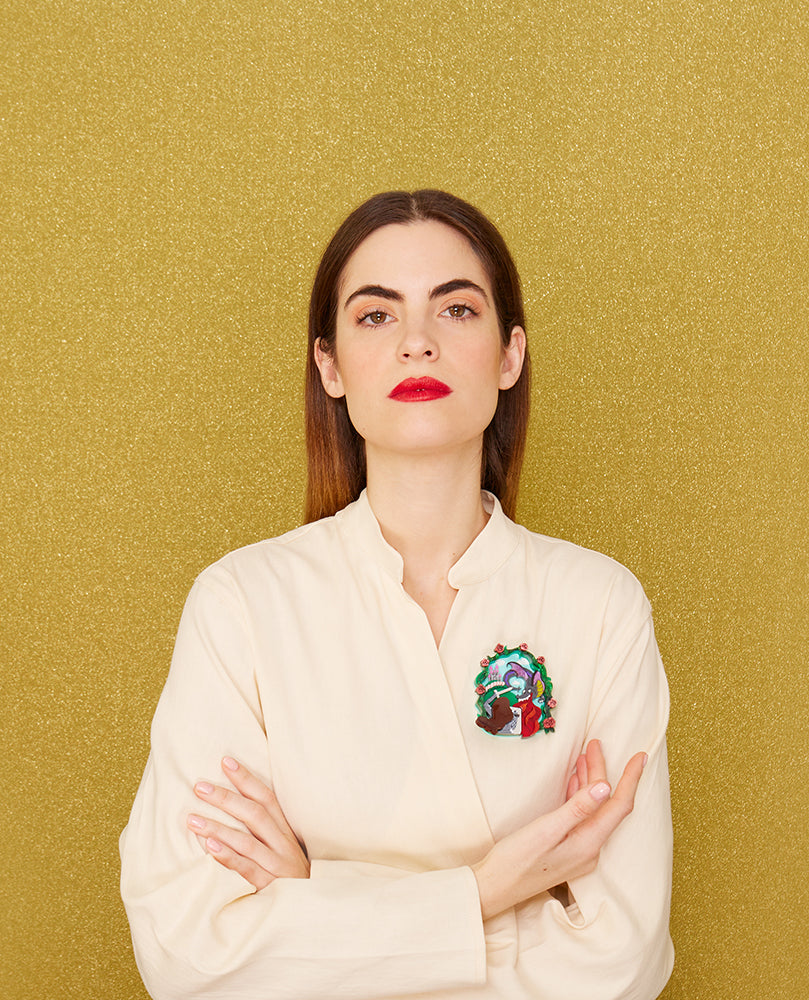 Taming the Dragon Statement Brooch