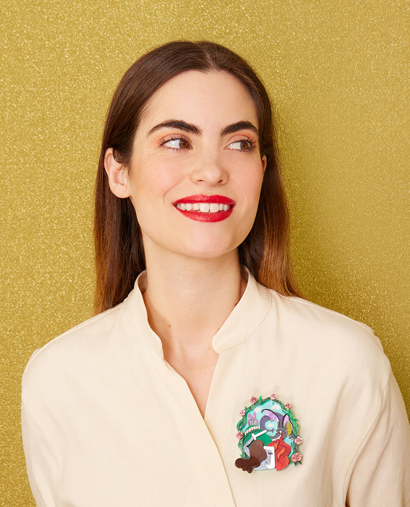 Taming the Dragon Statement Brooch