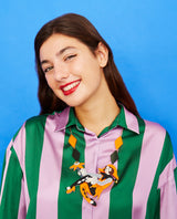 The Jolly Harlequin Doll Necklace