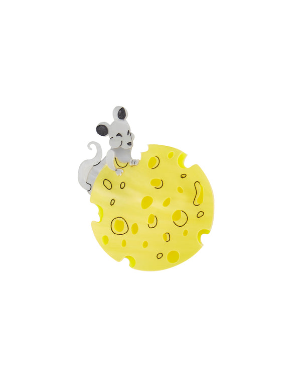 The Moon is made of Cheese! Brooch