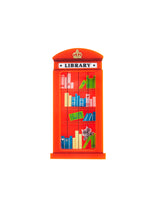The Smallest London Phonebox Library Brooch