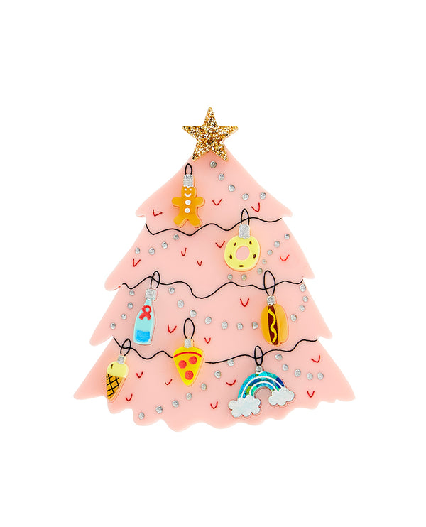The kitschy tree in town Brooch