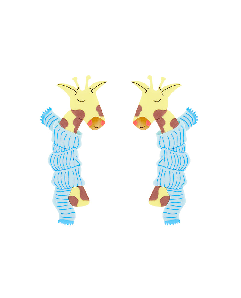 The longest scarf Earrings
