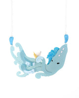 The wrath of the kraken Necklace-All-Aboard-collection-la-vidriola-detail