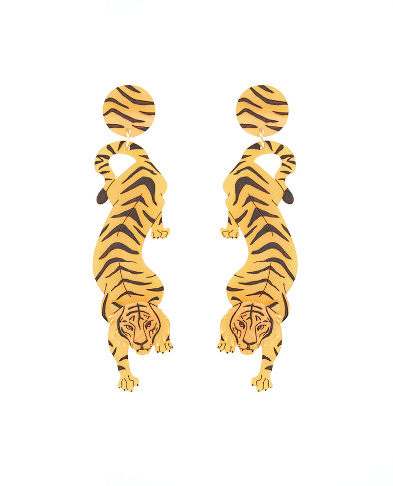 Tiger, The Fabulous Feline Earrings