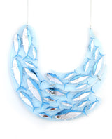 Tuna-fish-bank-statement-necklace-la-vidriola-plastic-jewellery-wild-under-the-sea-detail