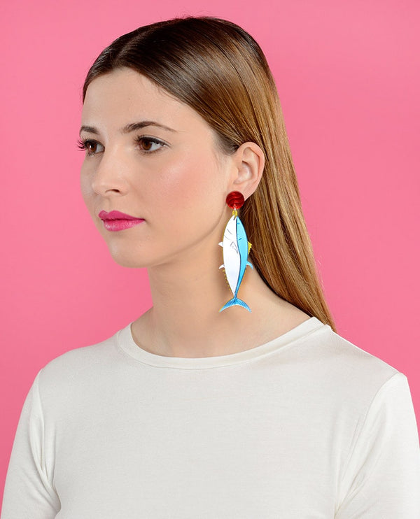 Tuna-fish-earrings-la-vidriola-plastic-jewellery-wild-under-the-sea-product