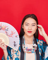 Ukiyo-e Japanese Print Inspired Statement Necklace