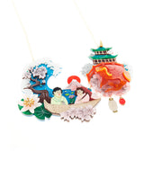 Ukiyo-e Statement Necklace