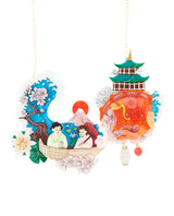 Ukiyo-e Statement Necklace