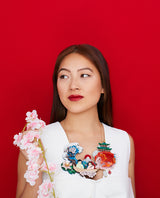 Ukiyo-e Statement Necklace