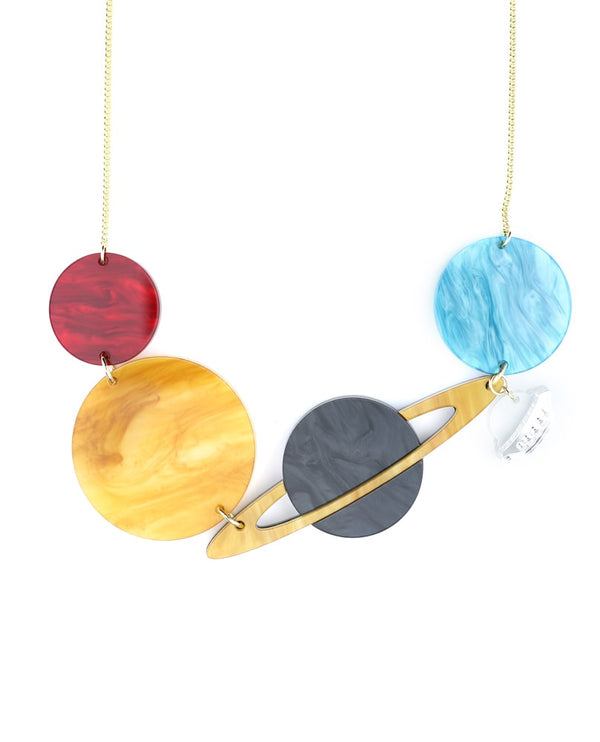 Universe-marble-necklace-la-vidriola-plastic-jewellery-classic-detail