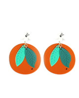 Valencia-oranges-earrings-la-vidriola-plastic-jewellery-take-away-detail