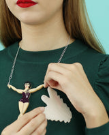 Vintage Halloween costume necklace
