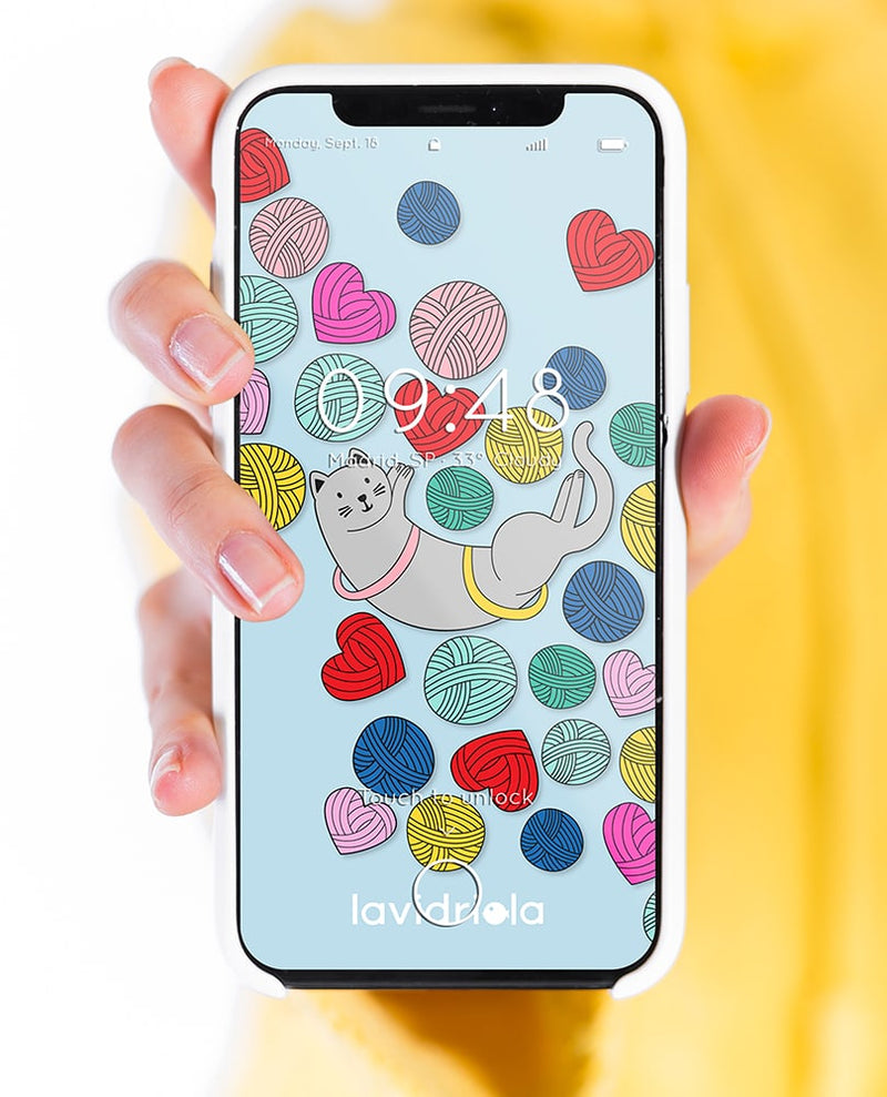 Love Cat Free Wallpaper