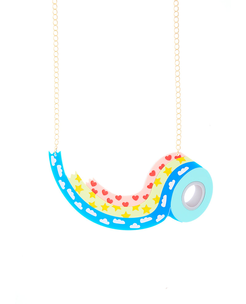 Washi Tape for my Scrapbook Necklace