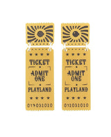 Wear-your-tickets-so-you-dont-lose-them-earrings-ticket-to-playland-la-vidriola-detail