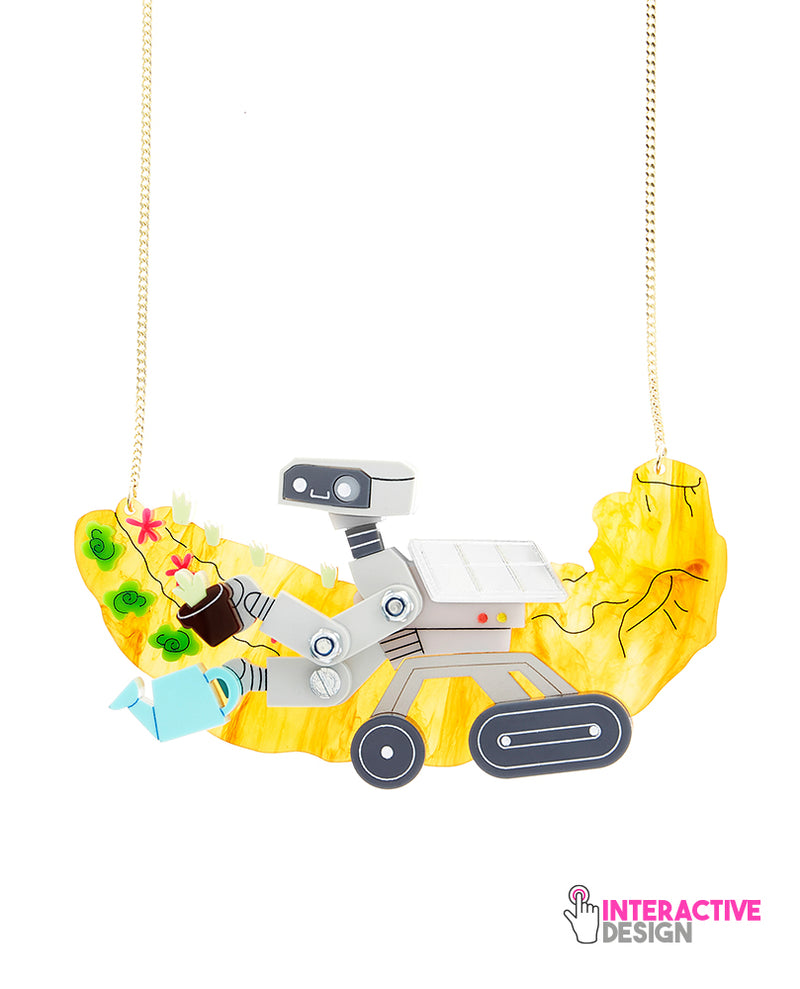 Welcome to my Mars Rover Garden Necklace  -interactive-