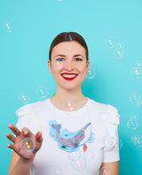 Whale in the Deep Blue Sea Necklace