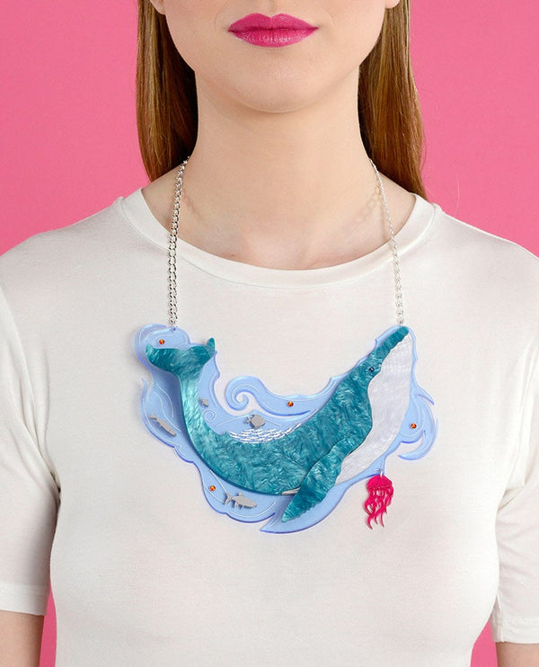 Whale-marble-statement-necklace-la-vidriola-plastic-jewellery-wild-under-the-sea-product