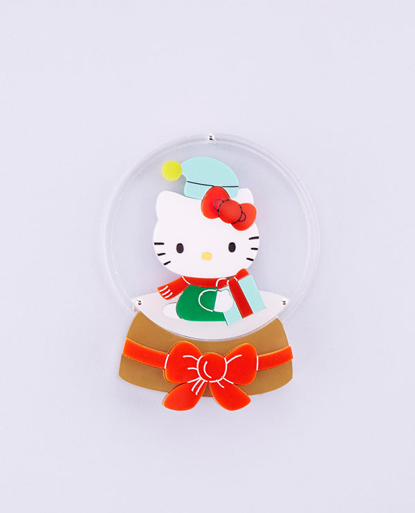 Who is in my snow globe? Hello Kitty Brooch