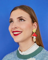 Woodland Mushrooms Earrings