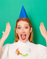 Yipee! Happy Dino Party Time! Necklace