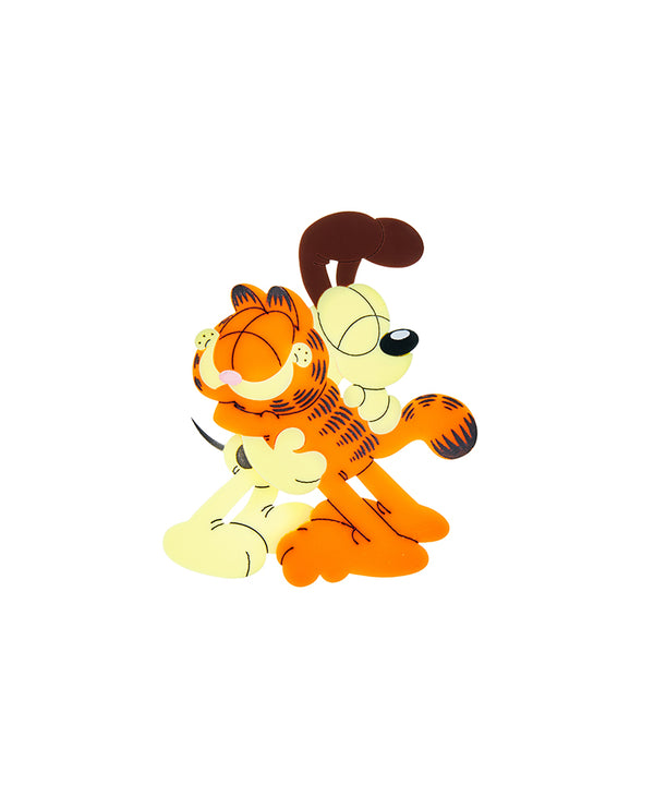 You give great hugs! Garfield and Odie Brooch
