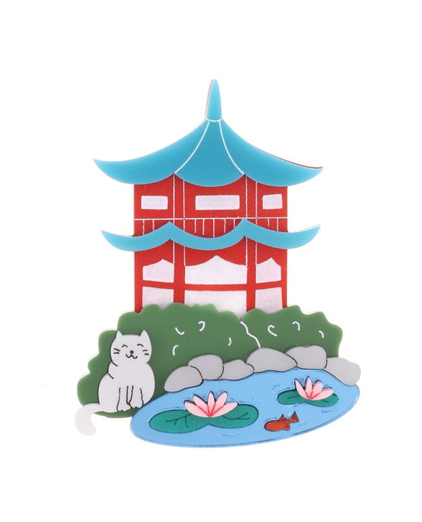 Yuyuan-garden-brooch-Nǐ-hǎo-collection-la-vidriola-detail