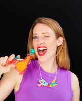 Zap! Careful with the Alien Weapon! Necklace
