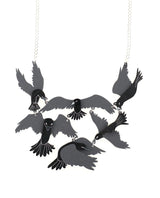 Birds attack necklace