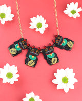 black-maneki-neko-cat-necklace-la-vidriola-plastic-jewellery-classic-product