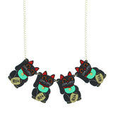 blackmaneki-neko-cat-necklace-la-vidriola-plastic-jewellery-classic-detail
