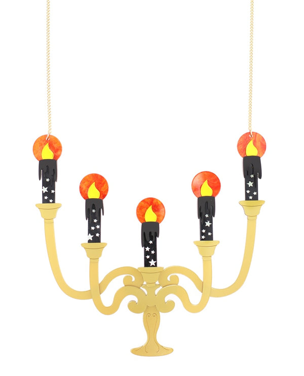 Candelabra necklace GID