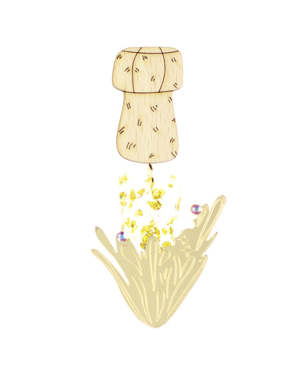champagne-fiesta-brooch-christmas-la-vidriola-detail