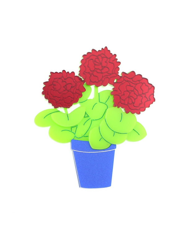 geranium-brooch-la-vidriola-plastic-jewellery-take-away-last-minute-detail