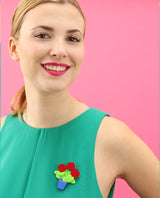 geranium-brooch-la-vidriola-plastic-jewellery-take-away-last-minute-product