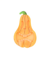 Halloween pumpkin brooch GID