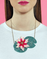water-lily-glitter-necklace-la-vidriola-product